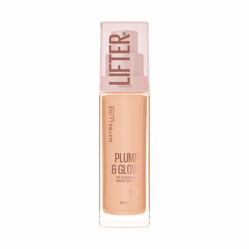 Maybelline New York Fondotinta Lifter Plump & Glow 117
