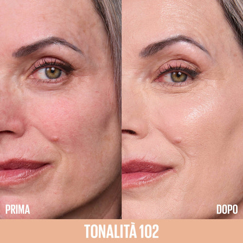 Maybelline New York Fondotinta Lifter Plump & Glow 102