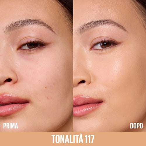 Maybelline New York Fondotinta Lifter Plump & Glow 117