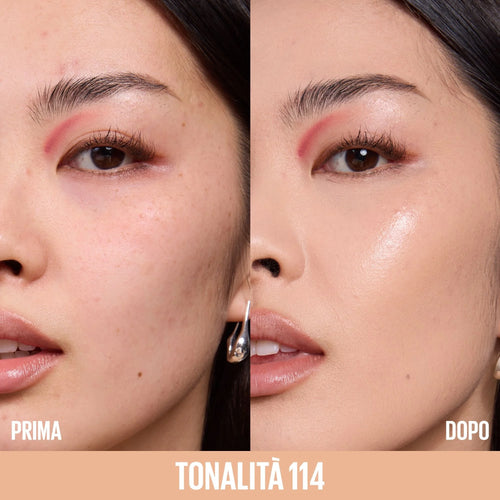 Maybelline New York Fondotinta Lifter Plump & Glow 114