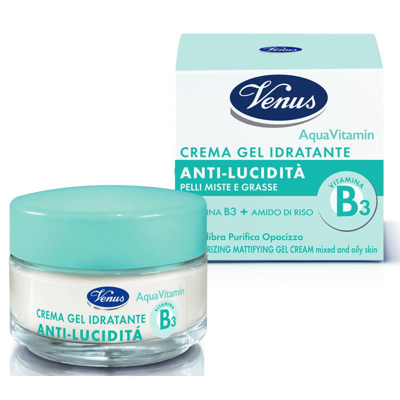 Venus Crema Gel Idratante Anti-Lucidità Pelli Miste e Grasse 50ml