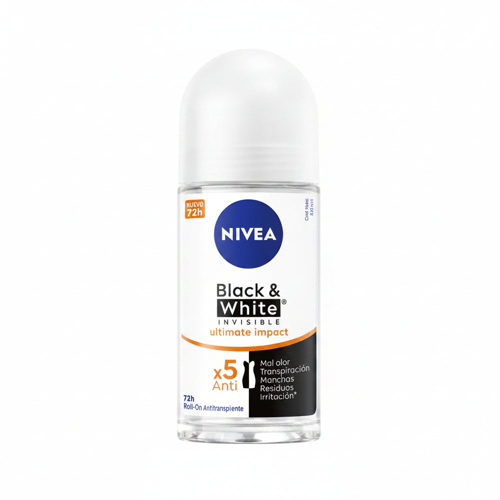 Nivea Roll On Black & White Invisible Ultimate Impact 50ml
