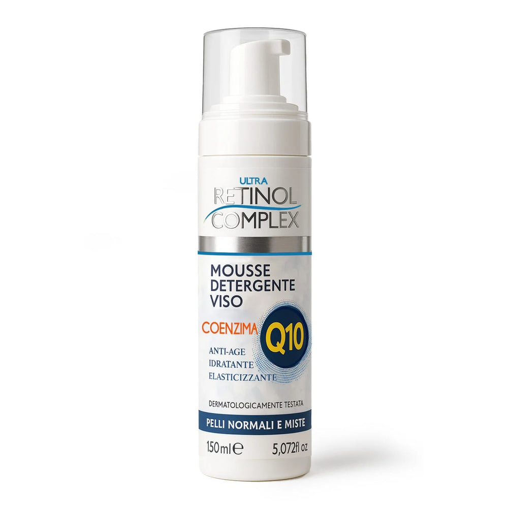 Retinol Complex Mousse Detergente Viso Q10 150ml
