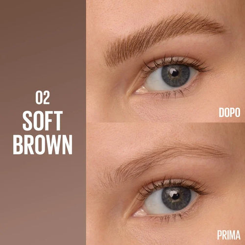 Maybelline New York Brow Insert Penna Moltiplica Sopracciglia 02 - Soft Brown