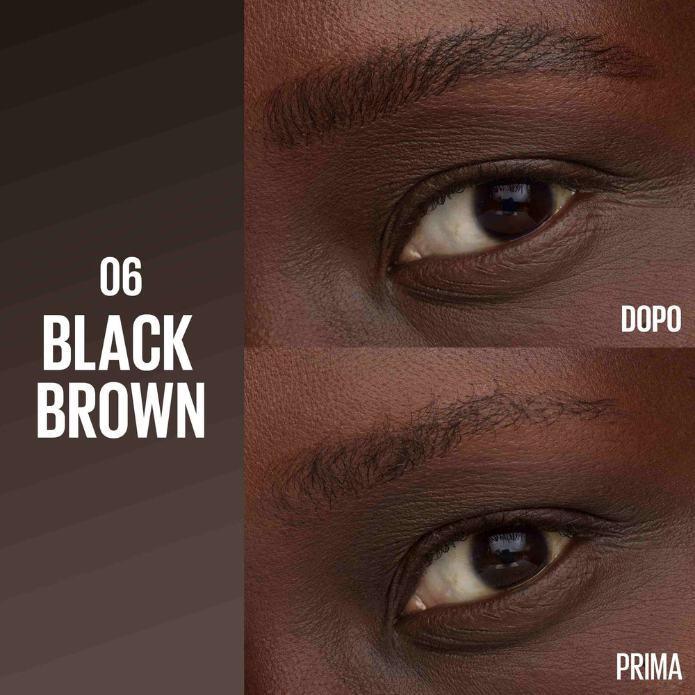 Maybelline New York Brow Insert Penna Moltiplica Sopracciglia 06 - Black Brown