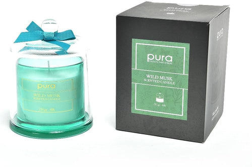 Pura Candela profumata in vetro Wild Musk