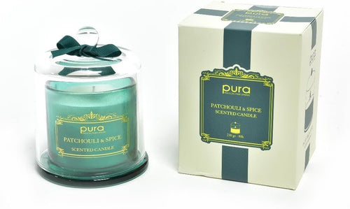 Pura Candela profumata in vetro Patchouli & Spice