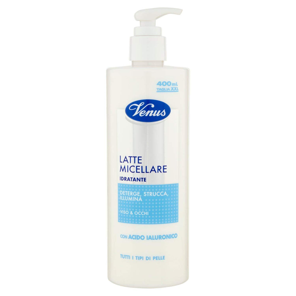 Venus Latte Micellare Idratante con Acido Ialuronico 400ml