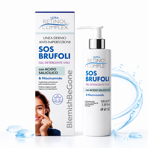 Retinol Complex Gel Detergente Viso SOS Brufoli 100ml