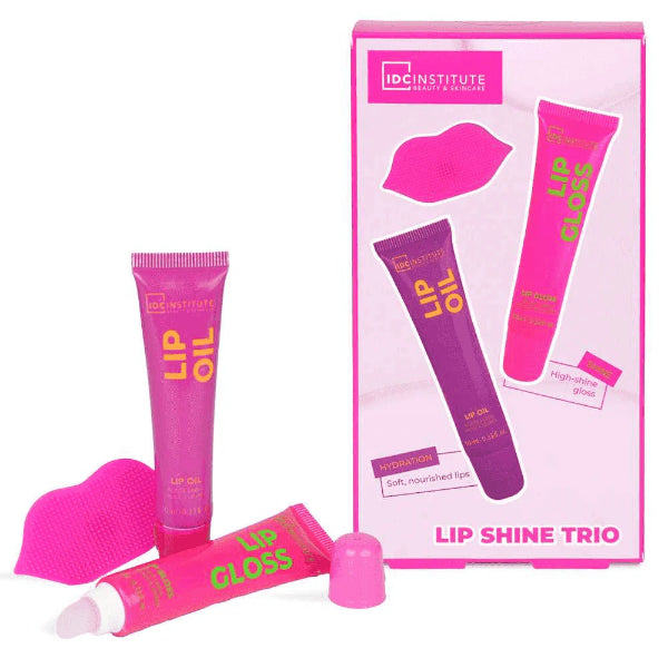 IDC INSTITUTE Glissy Lip Shine Trio Olio e Gloss Labbra