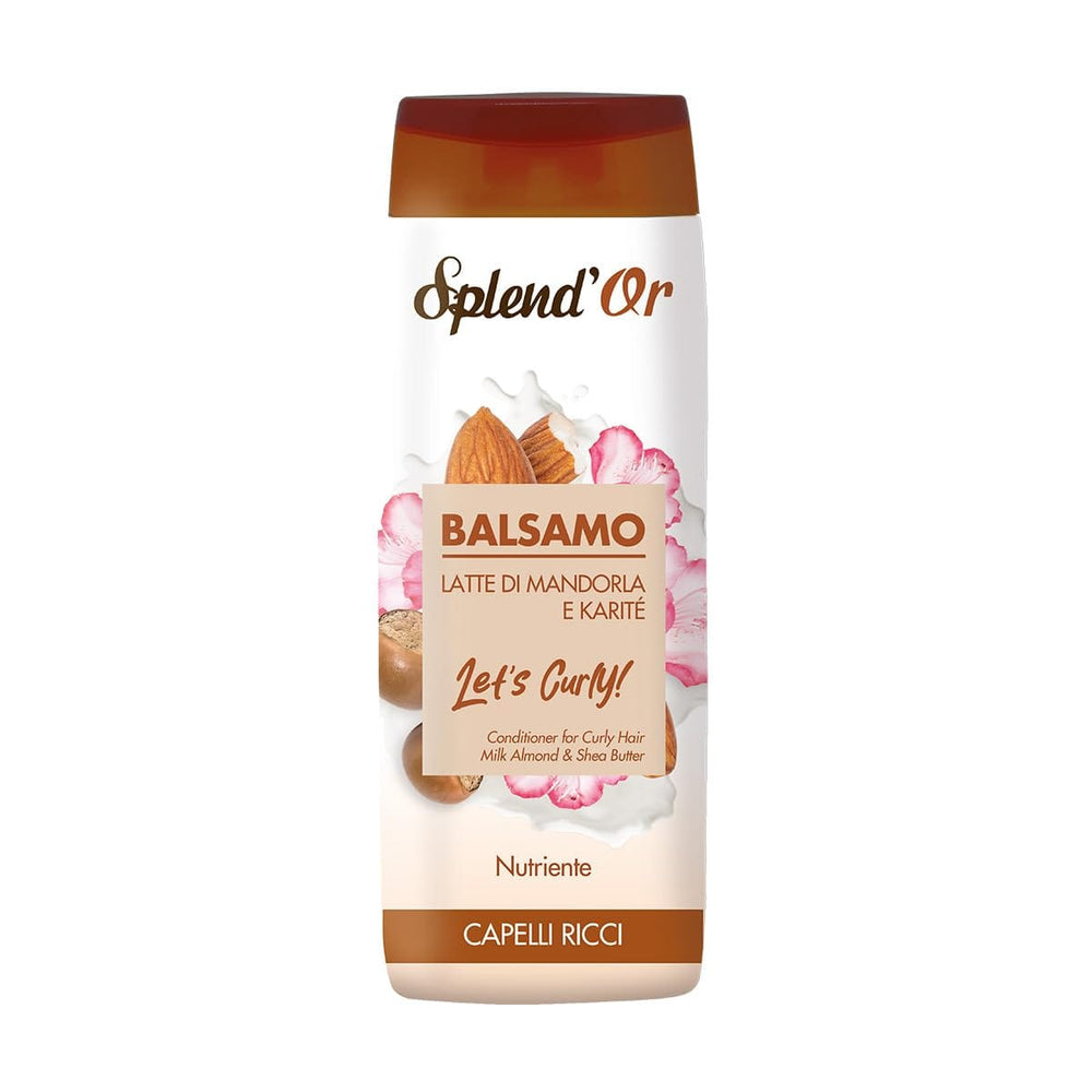 Splend'Or Balsamo per capelli ricci Latte di mandorla e Karitè 300ml
