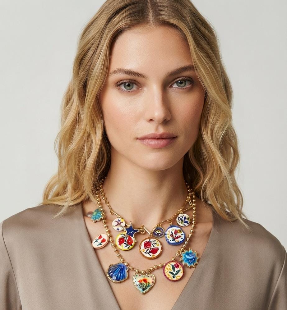 Collana Multifilo Amalfi Charm