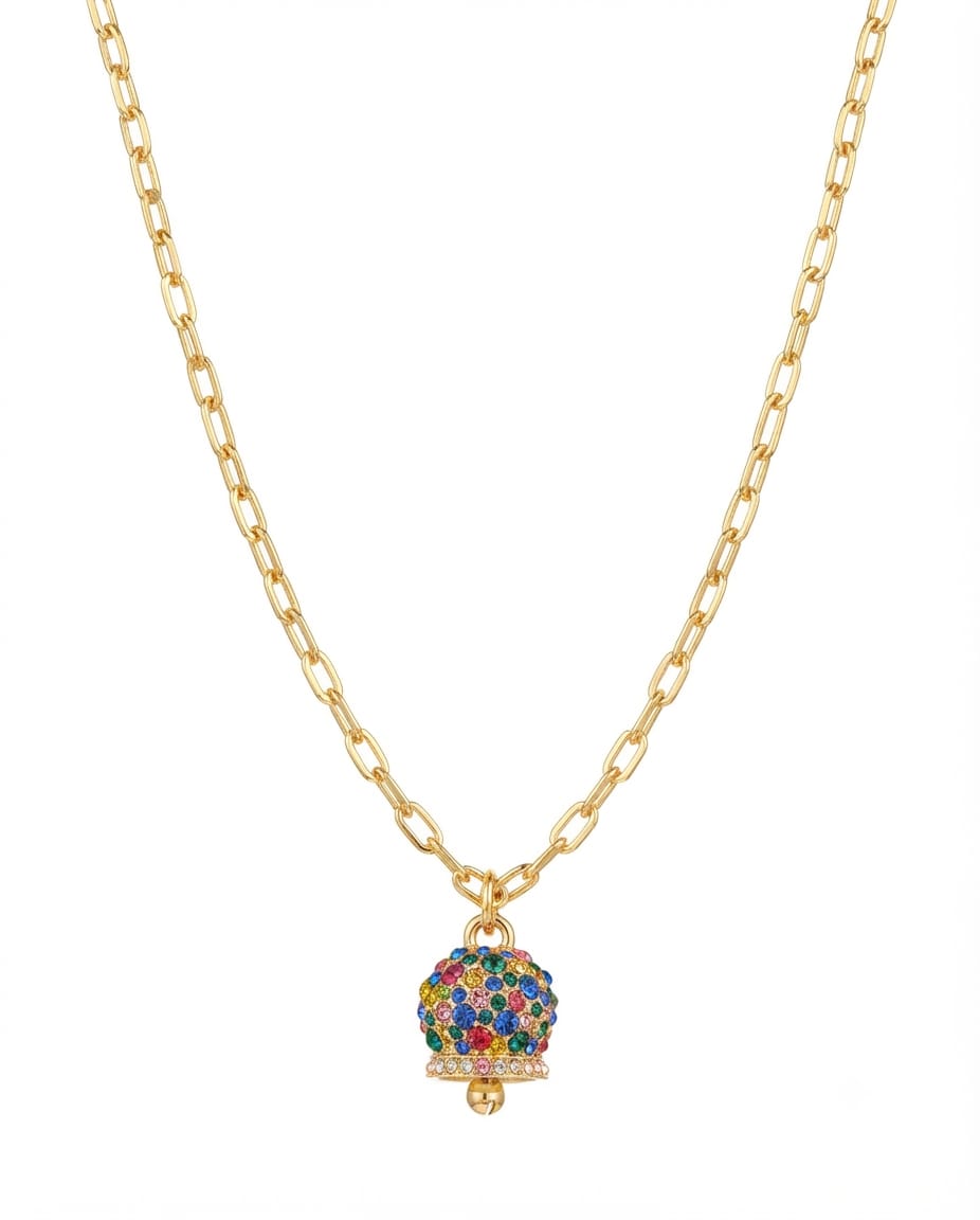 Collana Rainbow Bell con Cristalli