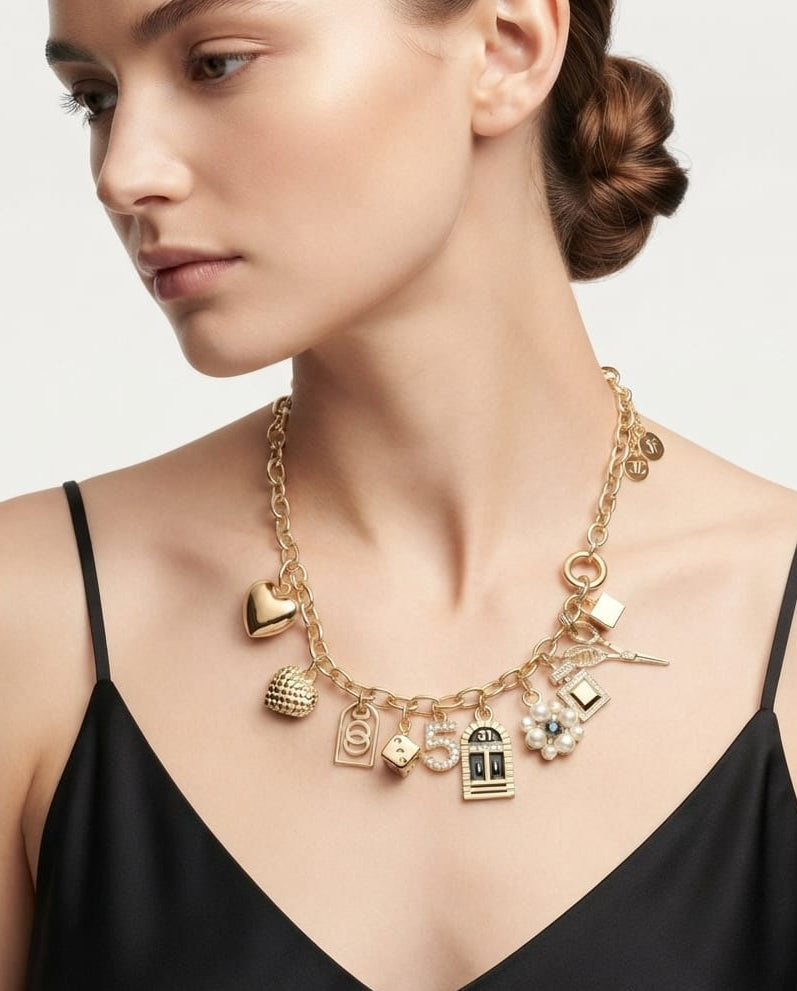 Collana Girocollo Charm Rue Cambon Dorata
