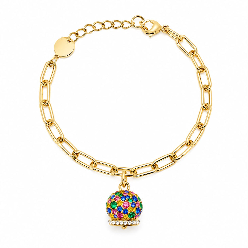 Bracciale Rainbow Joy Charm Oro