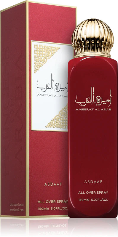 Lattafa Asdaaf Ameerat Al Arab All Over Spray 150ml - profumo donna