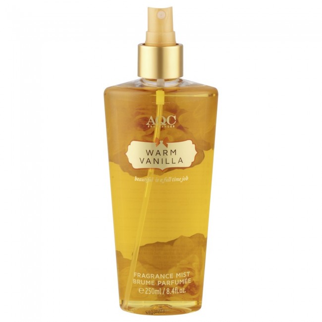 AQC Fragrances Body Mist Warm Vanilla 250ml - acqua profumata