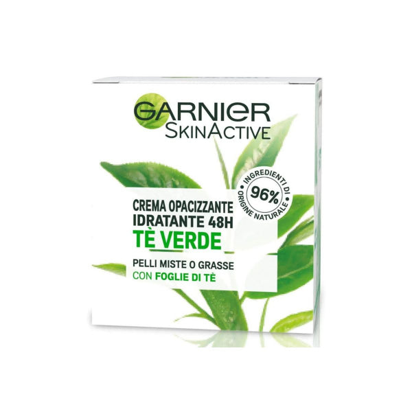 Garnier Skinactive Crema Opacizzante Idratante 48h Tè verde 50ml