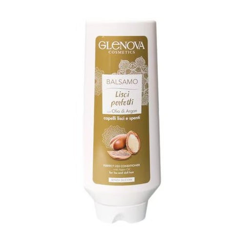 Glenova Balsamo per capelli lisci con Olio di Argan 300ml