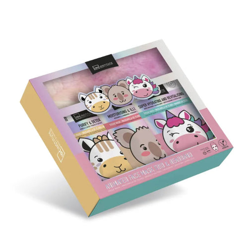 IDCINSTITUTE Cute Animals Face Mask Trio Ultimate Pack