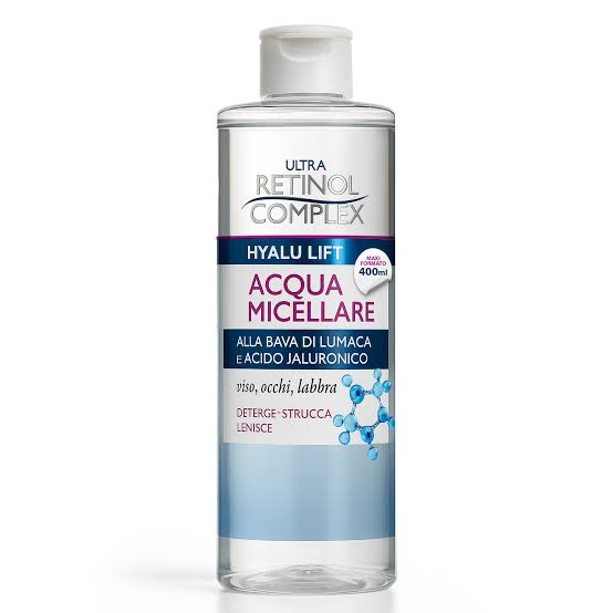 Retinol Complex Acqua Micellare con Bava di Lumaca e Acido Jaluronico 400 ML
