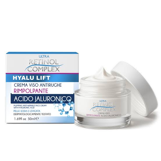 Retinol Complex Hyalu Lift Crema Viso Antirughe Rimpolpante Acido Jaluronico 50 ML