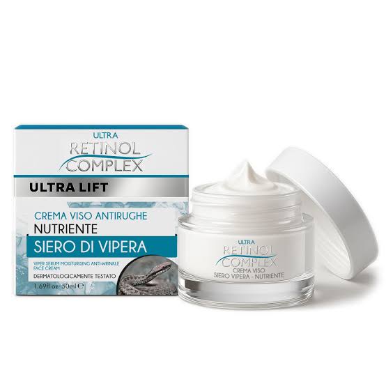 Retinol Complex Crema Viso Antirughe Nutriente Siero di Vipera 50 ML