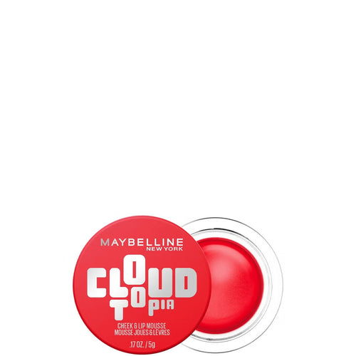 Maybelline New York Cloudtopia Blush Cheek & Lip Mousse Up to 14H Cheek Colour - 3 Divine Crimson