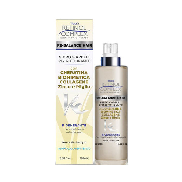Retinol Complex Siero Capelli Ristrutturante Per Capelli Fragili 100 ML