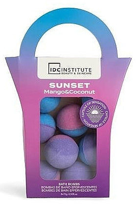 IDCINSTITUTE Bombe da bagno 8 x 15g Sunset Mango&Cocco