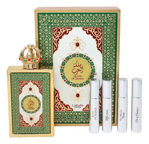 Lattafa Pride Queen Of Arabia 100ml + 4pz x 5ml - profumo unisex