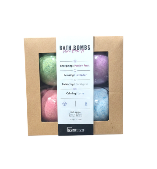IDCINSTITUTE Bombe da bagno 4 x 70g